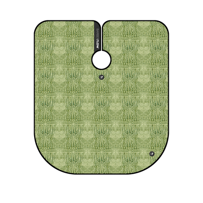 Gator Print Cape - Light Green