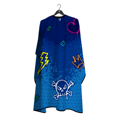 Graffiti Cape - Blue